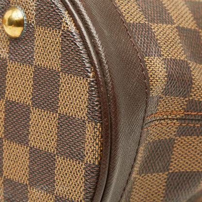 Louis Vuitton Damier Marais Tote Shoulder Bag Bucket Brown Leather — view 4