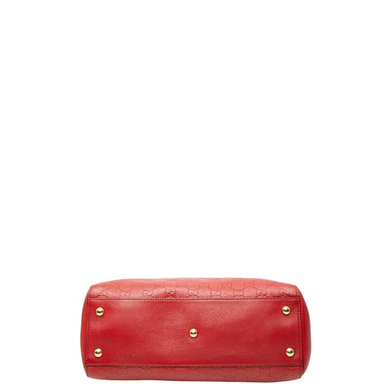 Gucci Guccissima Chain Tote Red Leather — view 3