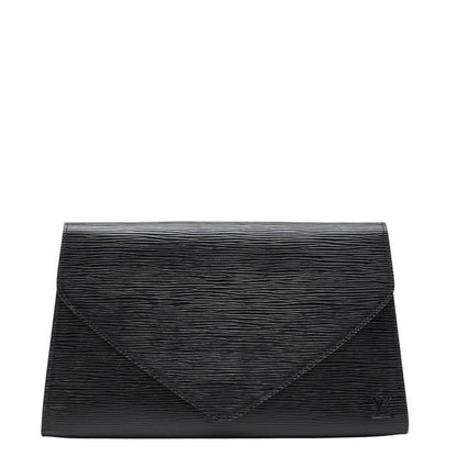 Louis Vuitton Epi Art Deco Clutch Noir Black Leather