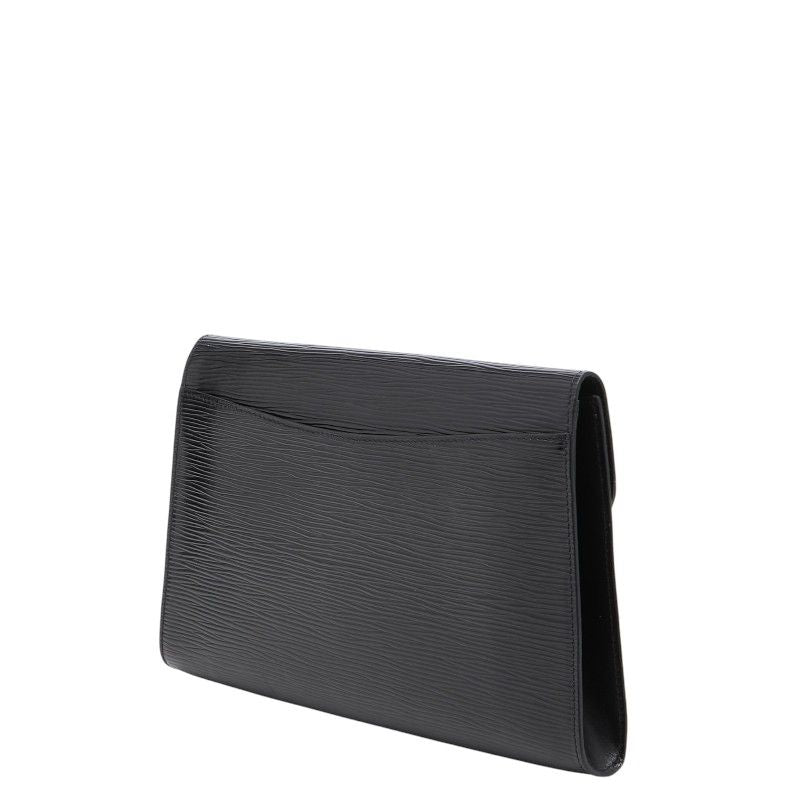 Louis Vuitton Epi Art Deco Clutch Noir Black Leather — view 2