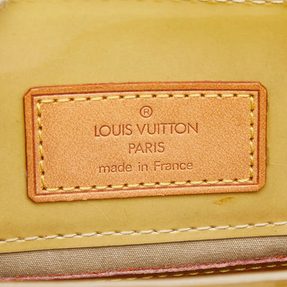 Louis Vuitton Monogram Vernis Reed PM Handbag Beige Patent Leather — view 9