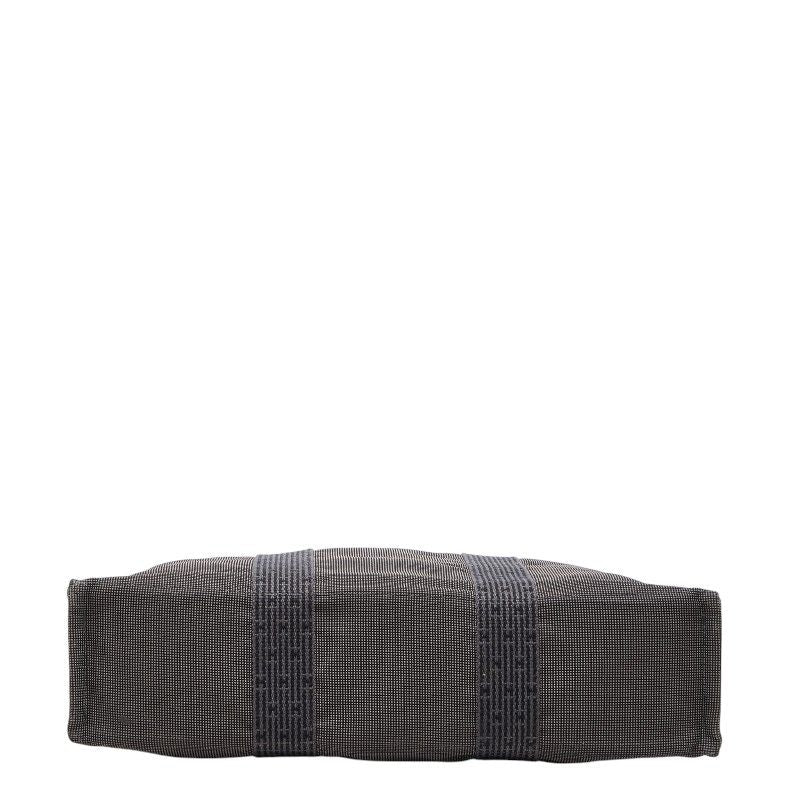 Hermes Her Line Tote MM Gray Canvas — view 3