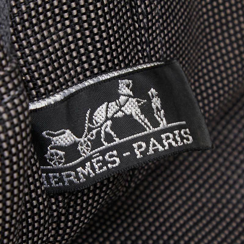 Hermes Her Line Tote MM Gray Canvas — view 9
