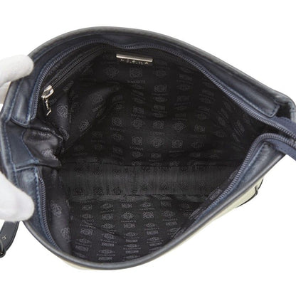 Loewe Anagram Crossbody Shoulder Bag Beige Black Canvas Leather — view 8
