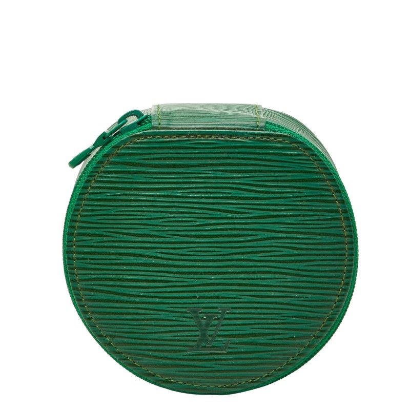 Louis Vuitton Epi Ecrin Pouch Borneo Green Leather