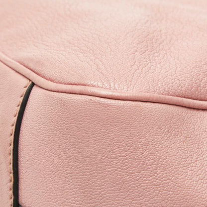 Miu Miu Madras 2-Way Shoulder Bag Pink White Leather — view 6