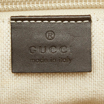 Gucci GG Supreme Tote Beige Brown Leather — view 9