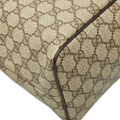 Gucci GG Supreme Tote Beige Brown Leather — view 7