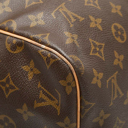 Louis Vuitton Monogram Sac Small 55 Boston Bag Brown Leather — view 5