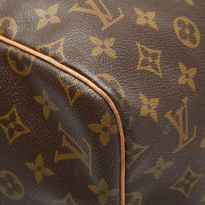 Louis Vuitton Monogram Sac Small 55 Boston Bag Brown Leather — view 7