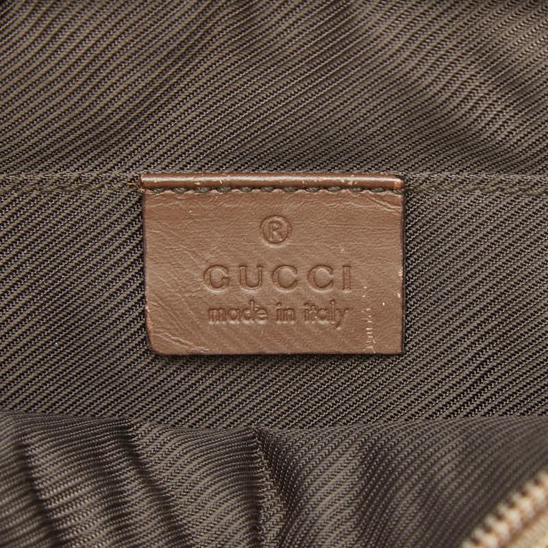 Gucci GG Canvas Crossbody Shoulder Bag Beige Brown — view 7