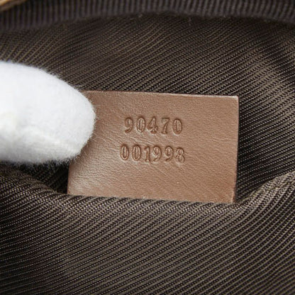 Gucci GG Canvas Crossbody Shoulder Bag Beige Brown — view 8