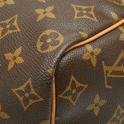 Louis Vuitton Monogram Keepall 50 Boston Bag Brown Leather — view 7