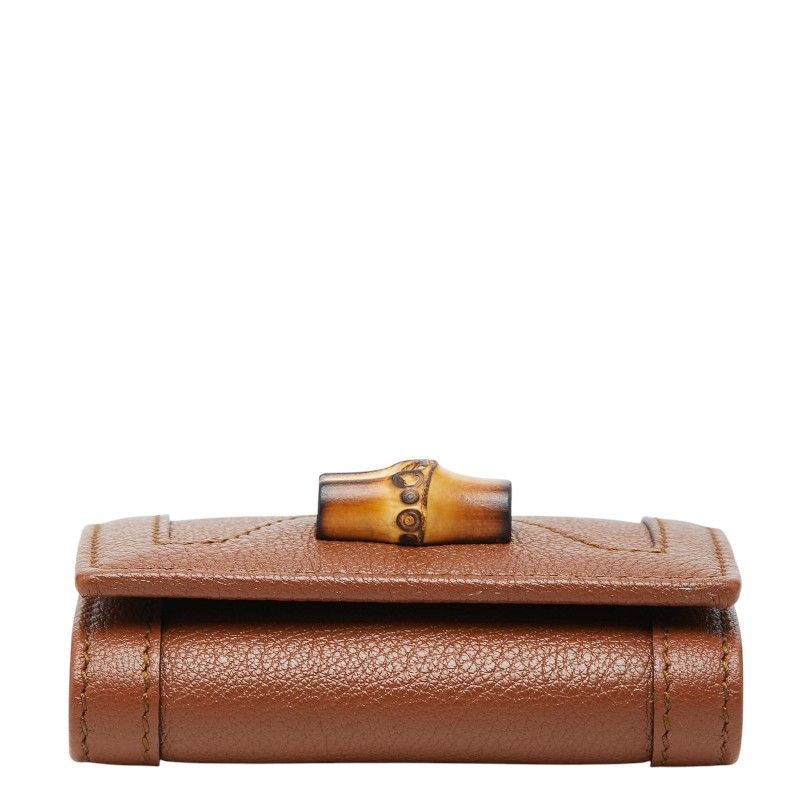 Gucci Bamboo Line 6 Row GG Key Case Leather Key Holder — view 3