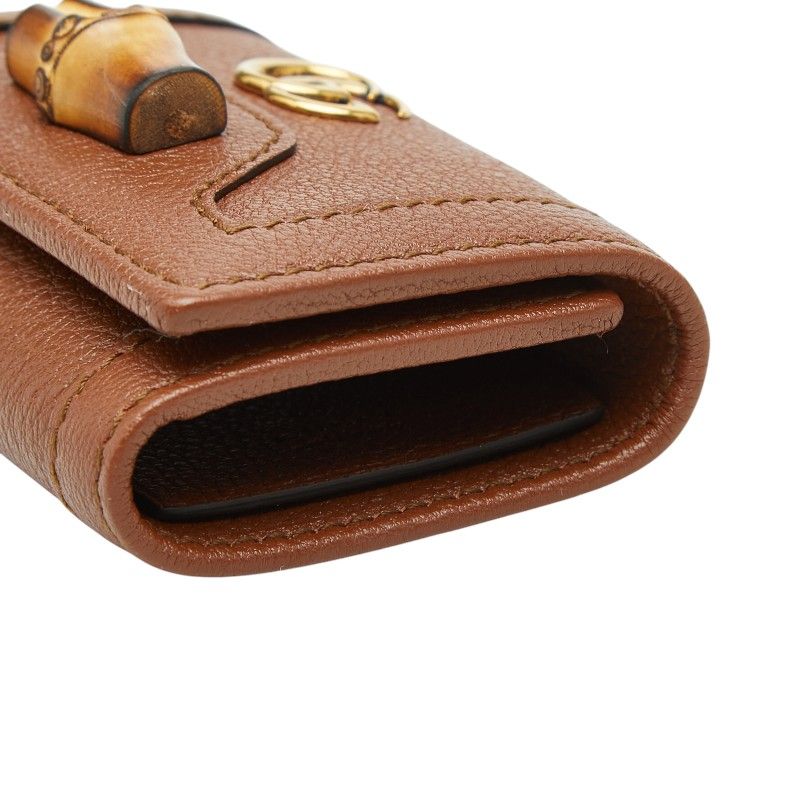 Gucci Bamboo Line 6 Row GG Key Case Leather Key Holder — view 5