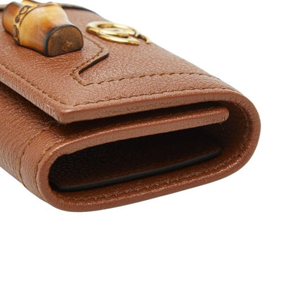 Gucci Bamboo Line 6 Row GG Key Case Leather Key Holder — view 5