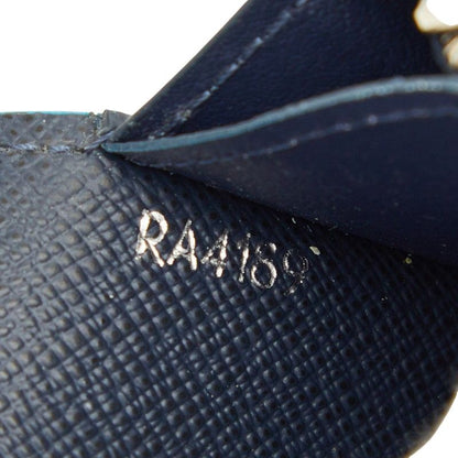 Louis Vuitton Taiga Portefeuille Brazza NM Wallet Blue Marine Leather — view 9
