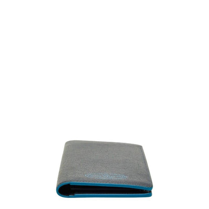 Louis Vuitton Taiga Portefeuille Brazza NM Wallet Blue Marine Leather — view 3