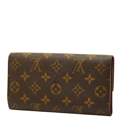 Louis Vuitton Monogram Portefeuille International Wallet Brown Leather — view 2