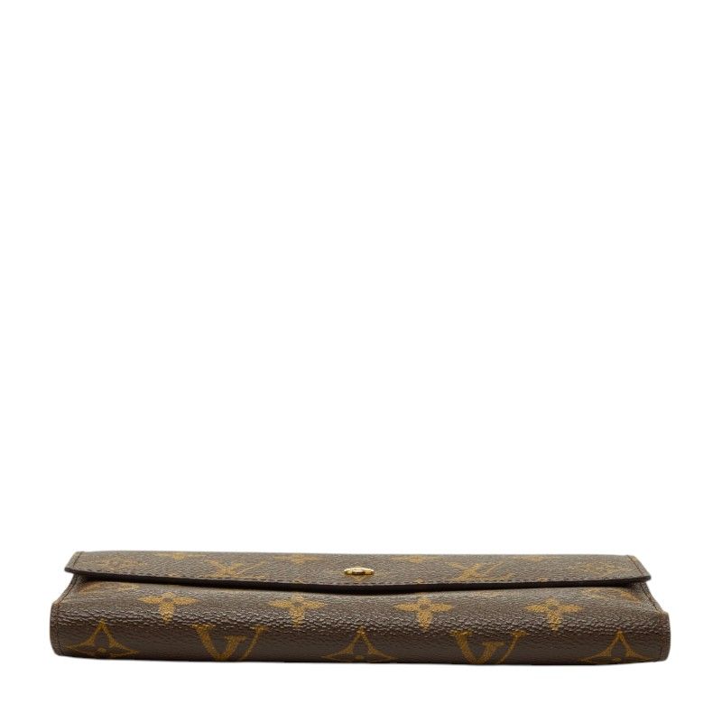 Louis Vuitton Monogram Portefeuille International Wallet Brown Leather — view 3