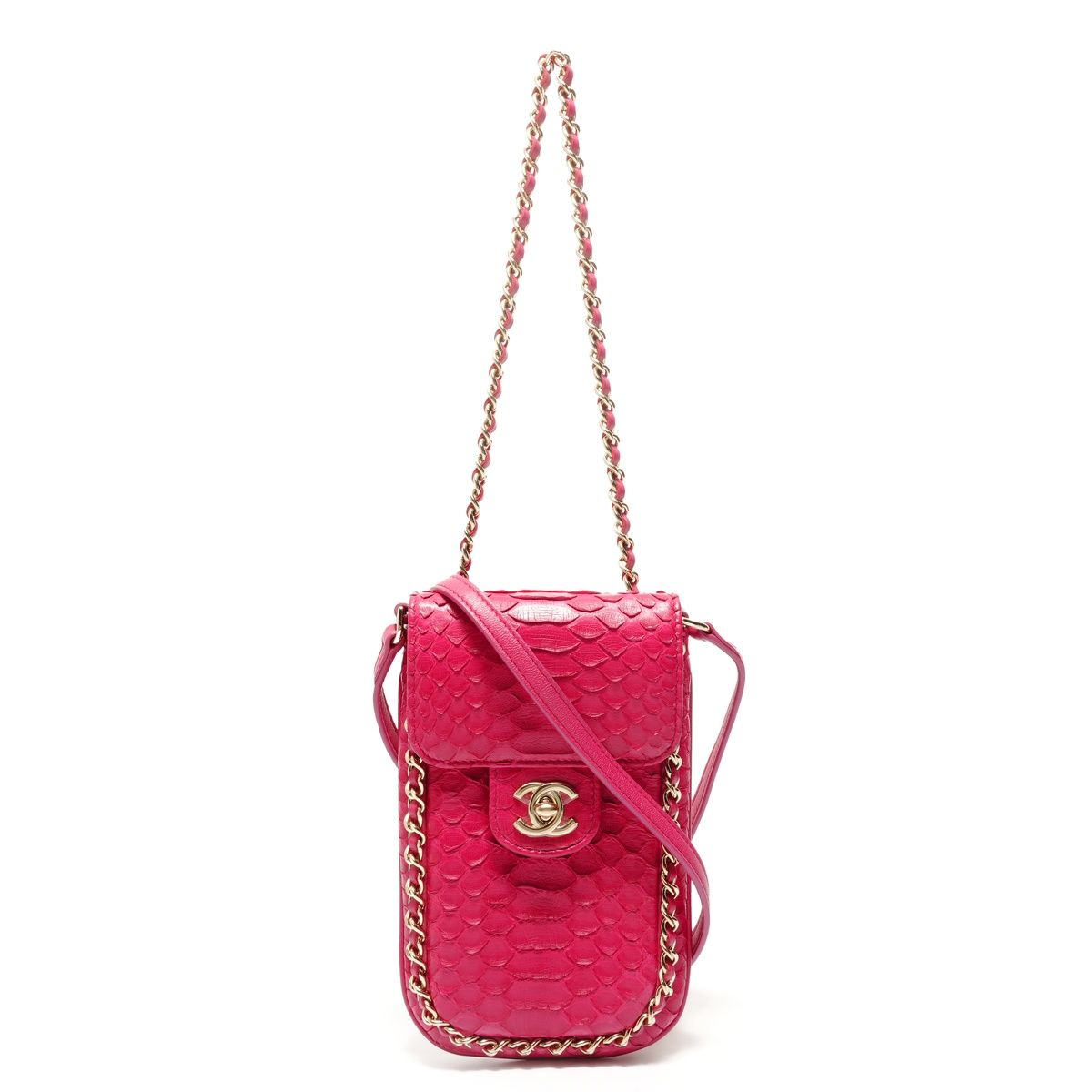 Chanel Shoulder Bag CC Logo Chain Phone Case