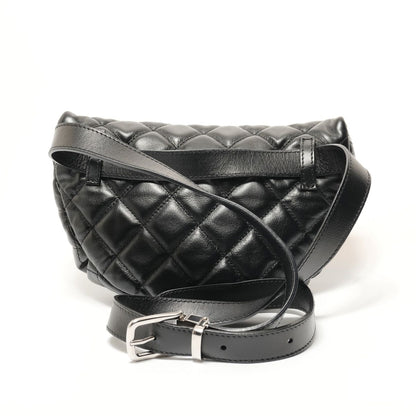 Chanel Shoulder Bag Quilted Silver — view 2