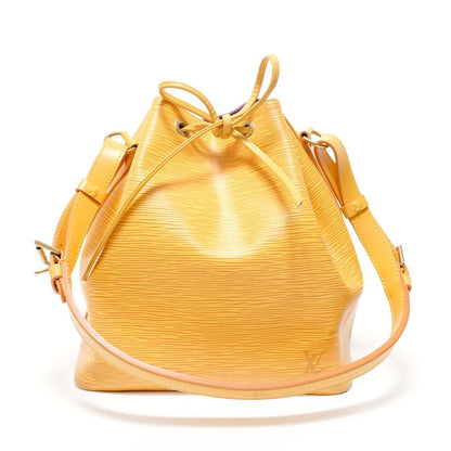 Louis Vuitton Shoulder Bag Epi Petit Noe Black