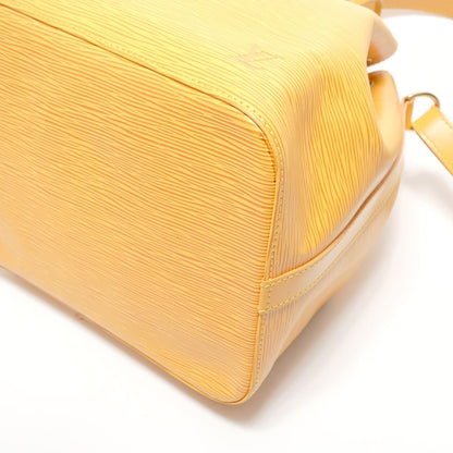 Louis Vuitton Shoulder Bag Epi Petit Noe Black — view 6