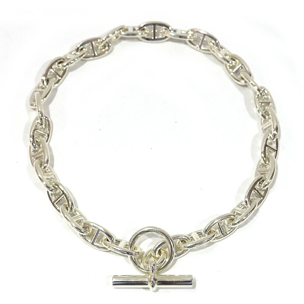 Hermes Chaine D'ancre GM Necklace 29 Pieces Silver Chain — view 2