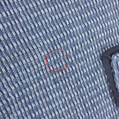 Prada Dress Tweed Chiffon Contrast Shirt Short Sleeve Blue — view 8