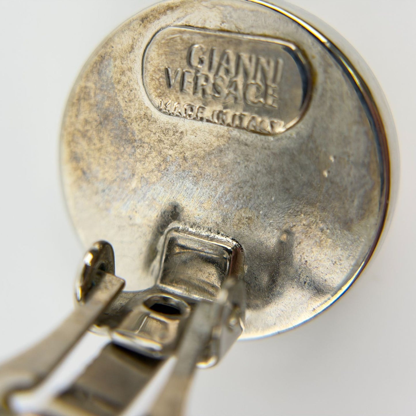 Versace Gianni Earrings Gold Vintage — view 9