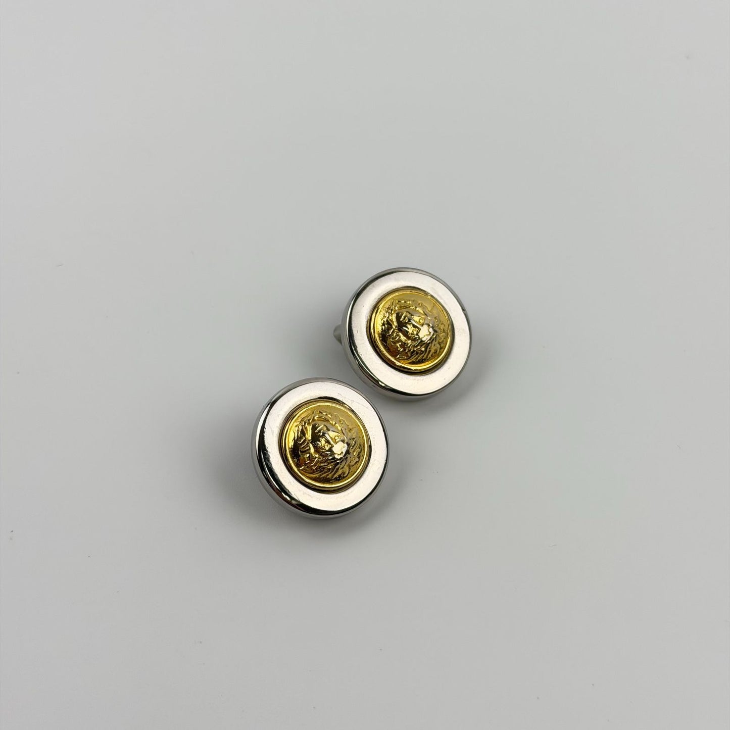 Versace Gianni Earrings Gold Vintage — view 3