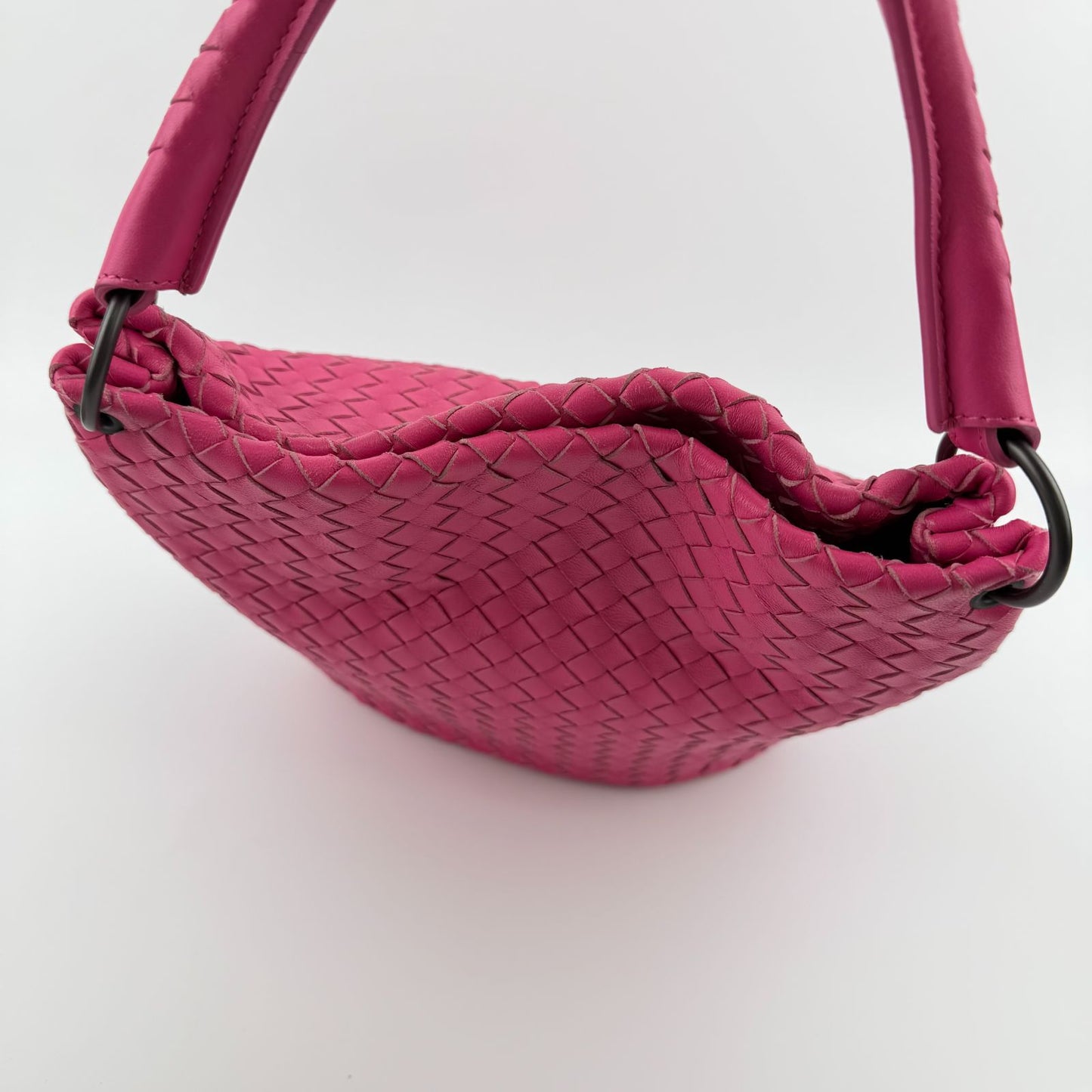 Bottega Veneta Intrecciato Tote Pink Leather Vintage — view 8