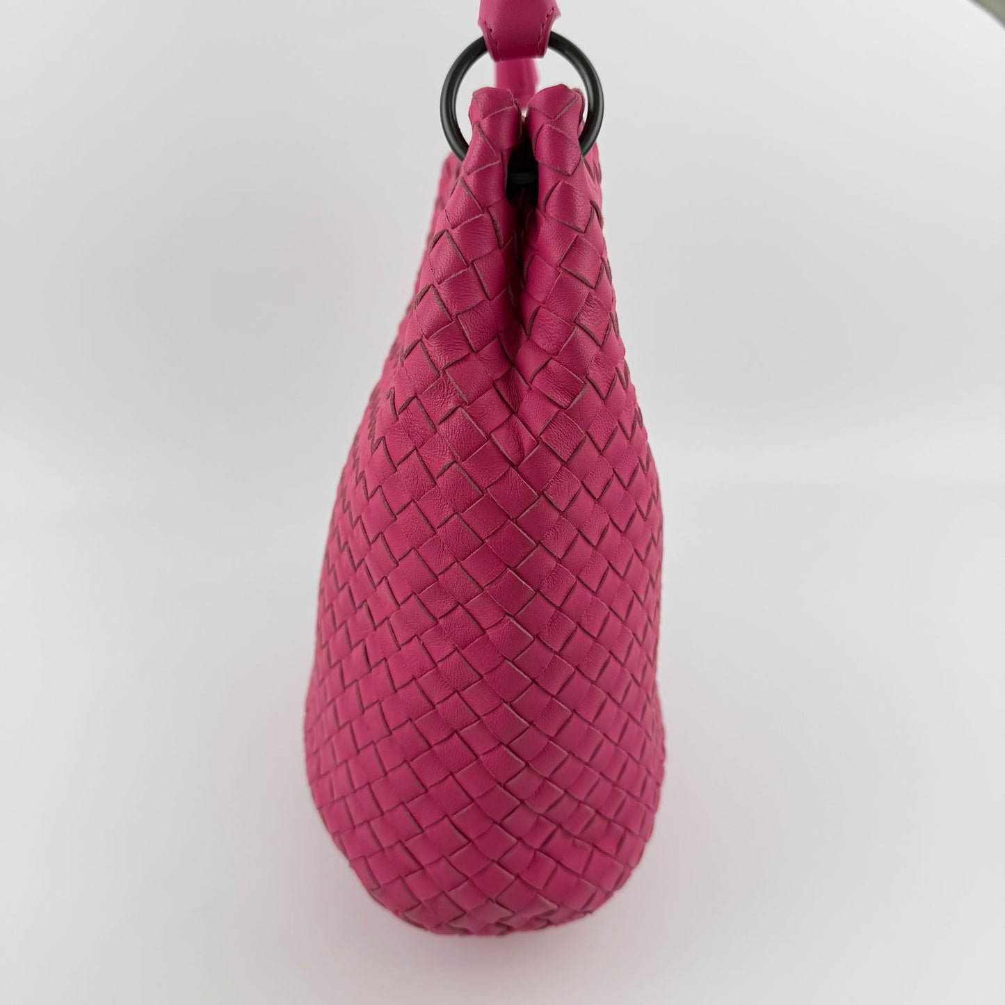 Bottega Veneta Intrecciato Tote Pink Leather Vintage — view 6