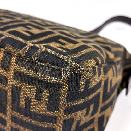 Fendi Zucca Pattern Shoulder Bag Canvas Brown — view 3
