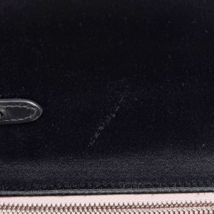 Prada Logo Chain Shoulder Bag Sequin 2-Way Satin Nero — view 5