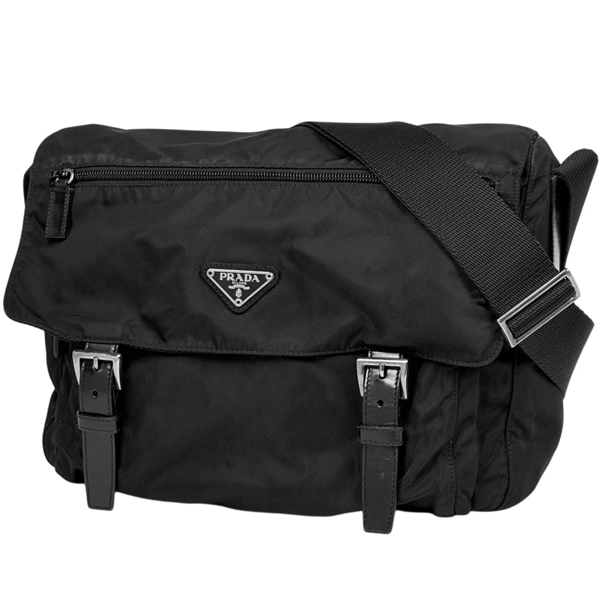 Prada Shoulder Bag Nylon Nero