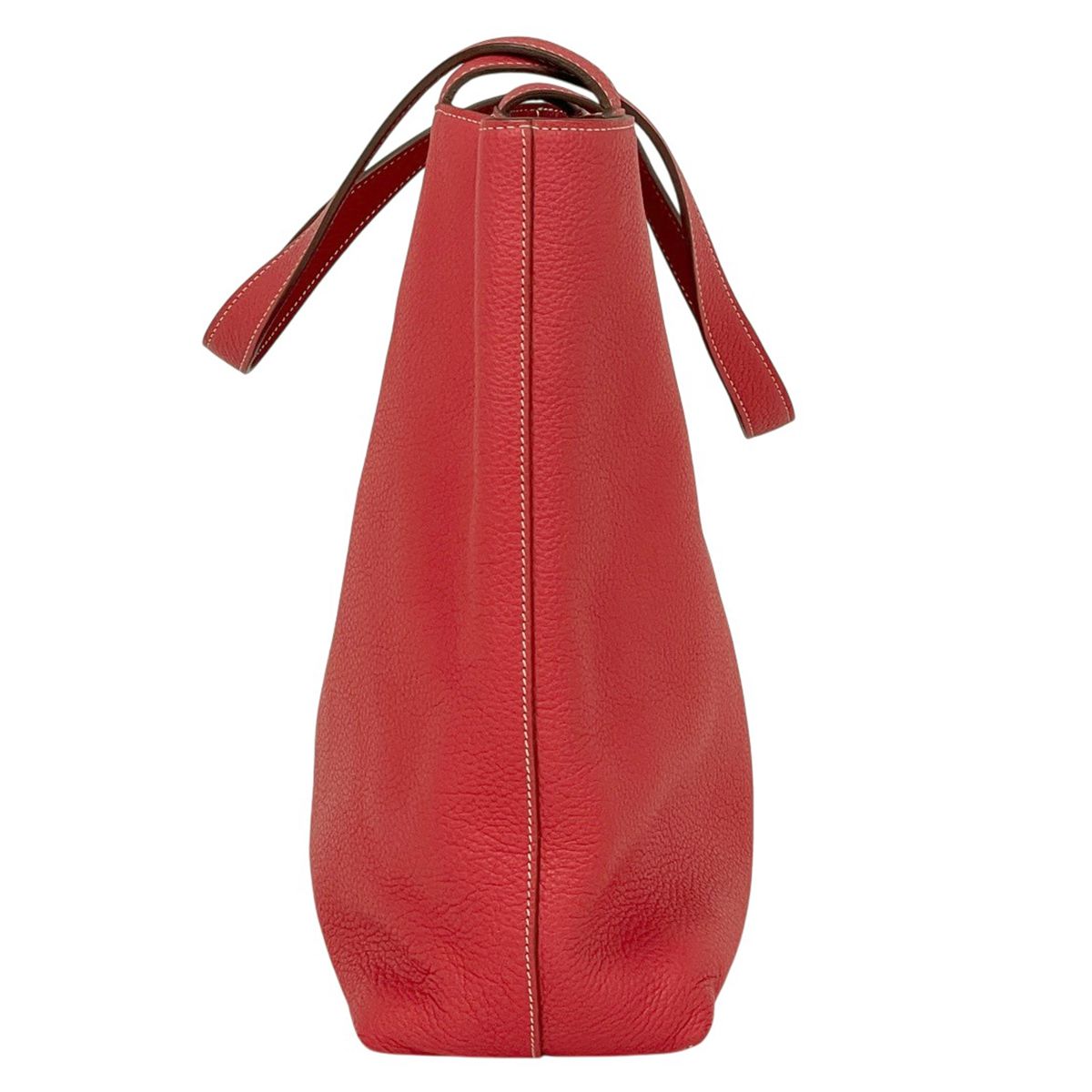 Hermes Double Sens 36 Reversible Shoulder Bag Tote Taurillon Clemence Rose — view 4