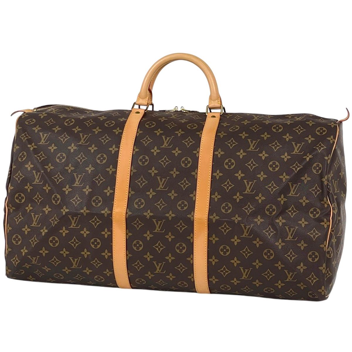 Louis Vuitton Keepall 60 Boston Bag Monogram Brown