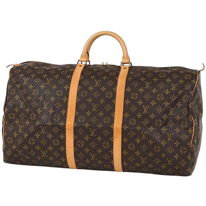 Louis Vuitton Keepall 60 Boston Bag Monogram Brown