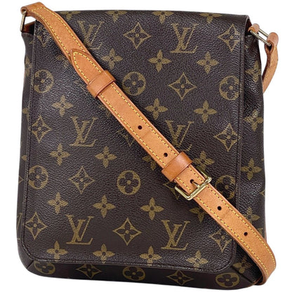 Louis Vuitton Musette Salsa Short Shoulder Bag Monogram Brown