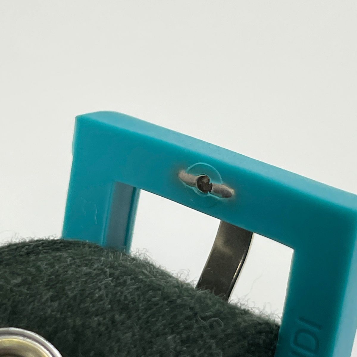 Fendi Zucca Logo Shoulder Bag Fabric Green — view 8
