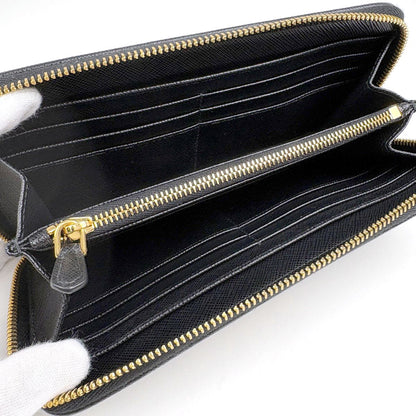 Prada Zip Around Wallet Nylon Nero — view 5