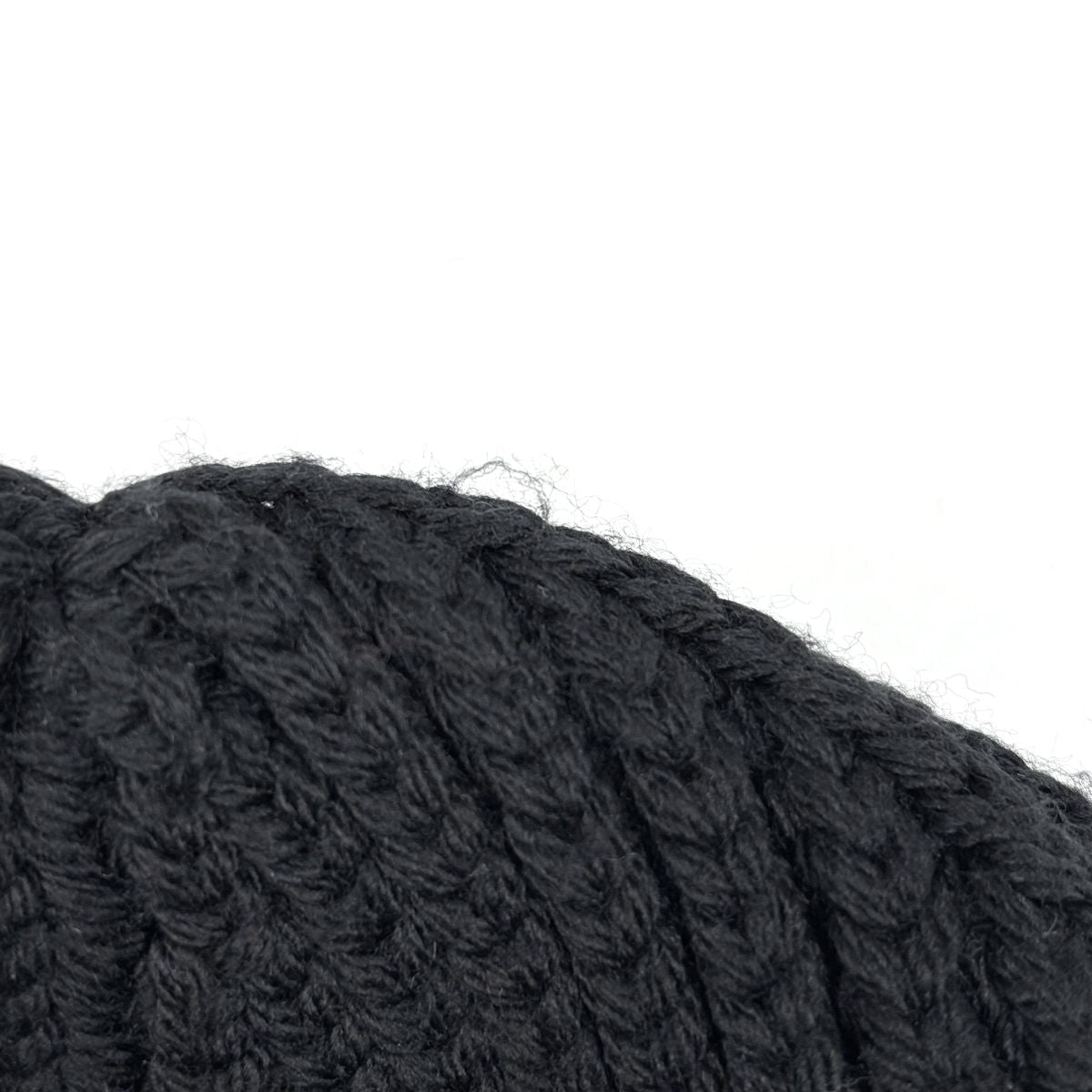 Prada Knit Cap Re-Nylon Hat Wool Nero — view 3