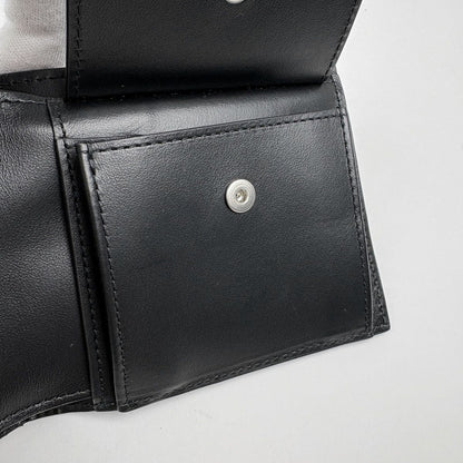 Bottega Veneta Intrecciato Bifold Wallet Leather Black — view 4
