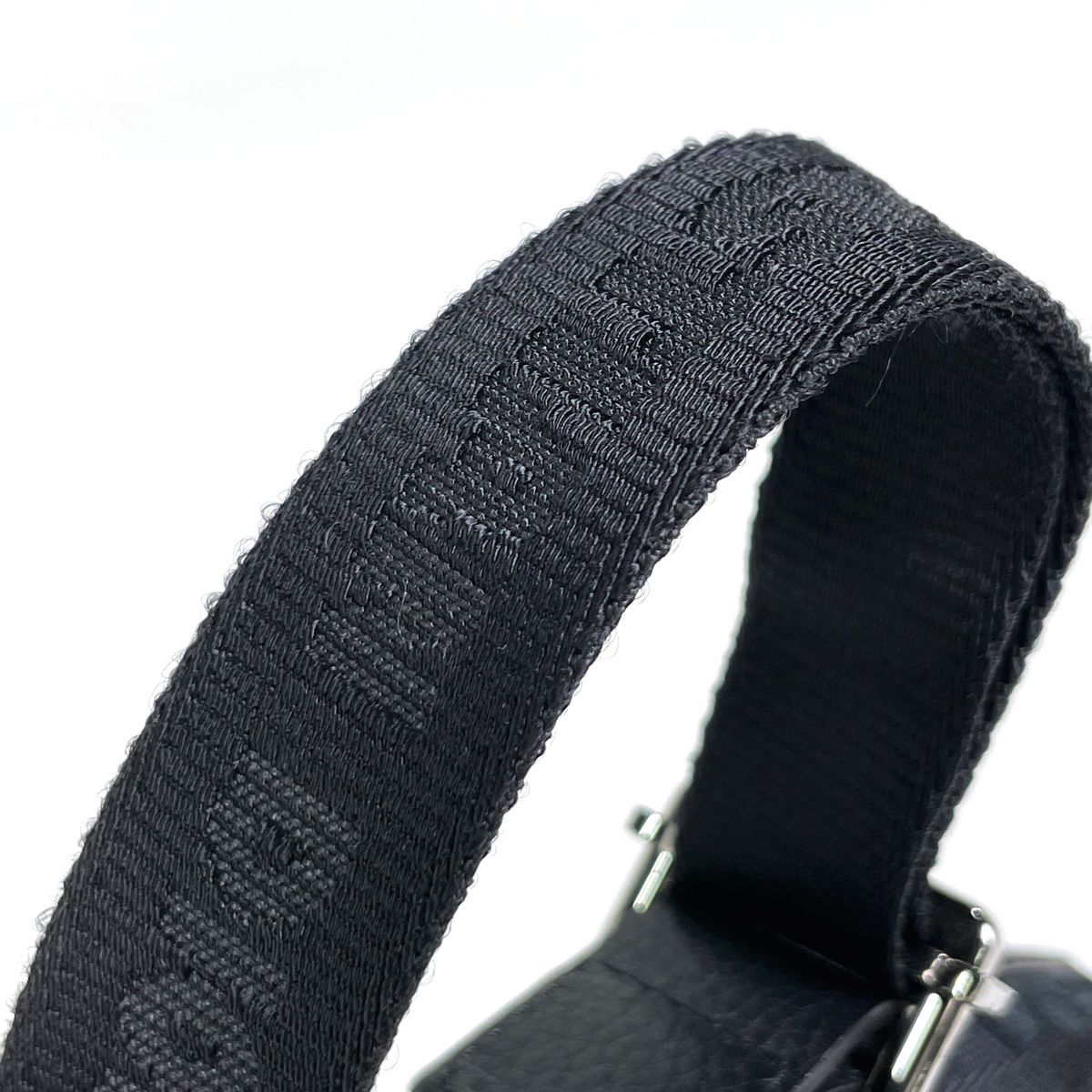 Dior Oblique Shoulder Bag Safari Canvas Black — view 6