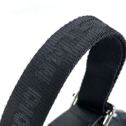 Dior Oblique Shoulder Bag Safari Canvas Black — view 6