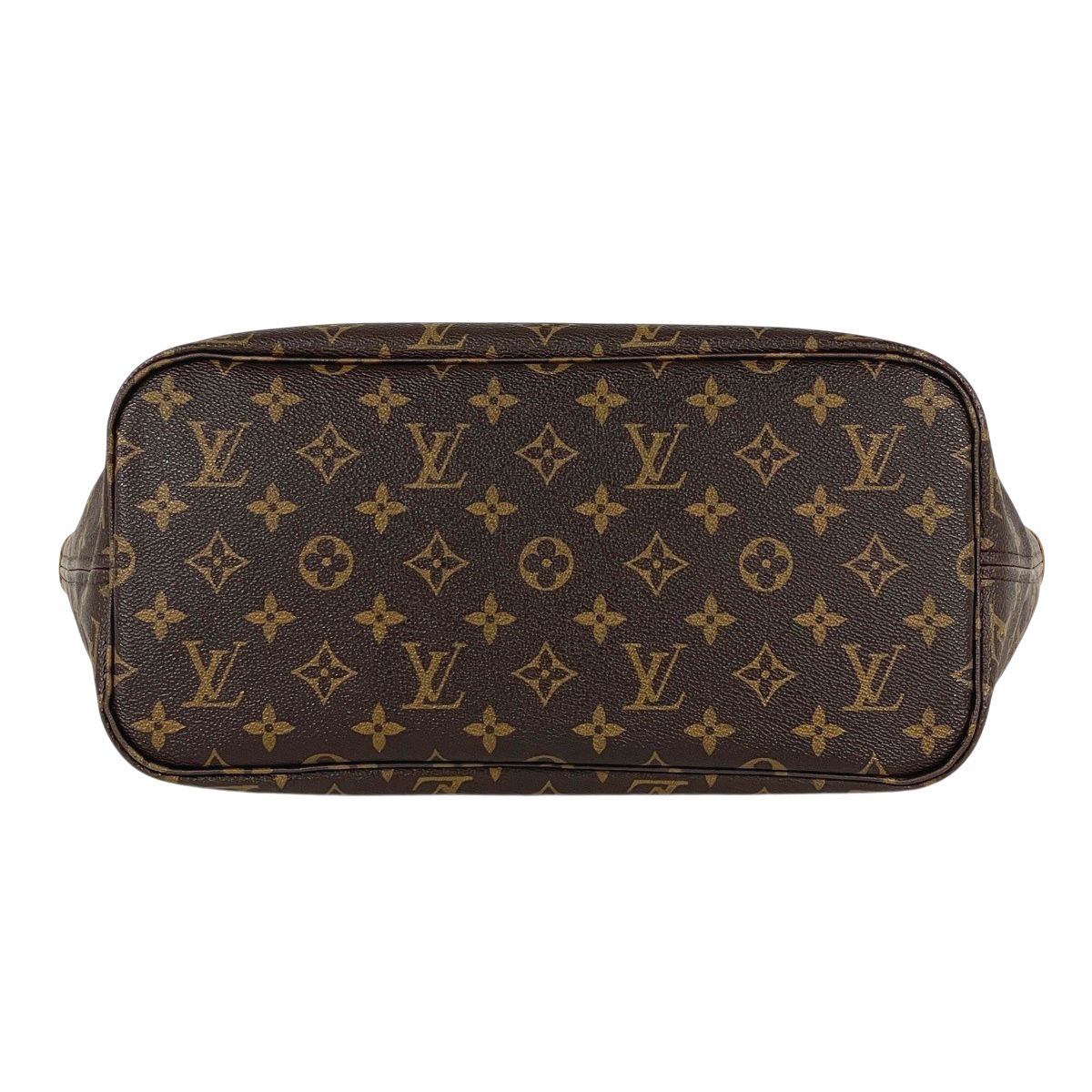 Louis Vuitton Neverfull MM Tote Monogram Brown Fuchsia — view 5