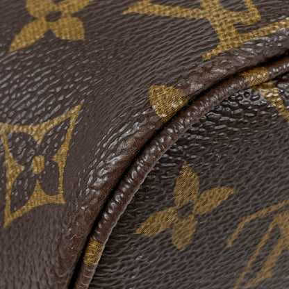 Louis Vuitton Neverfull MM Tote Monogram Brown Fuchsia — view 6