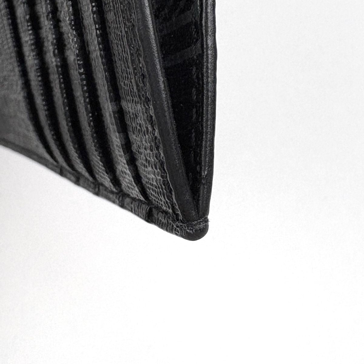Balenciaga Logo Coin Case Card BB Monogram Black — view 3